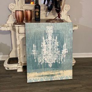 Chandelier canvas picture